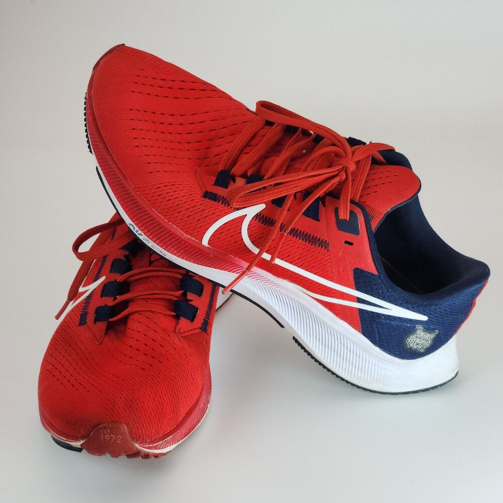 Nike Air Zoom Pegasus 38 Arizona Wildcats Running Shoes Red Men’s 8.5